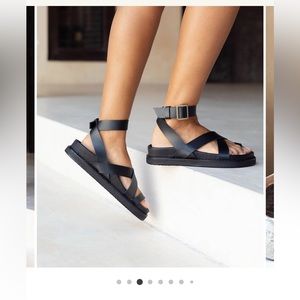 Liberte Leather Sandals 10 (41)